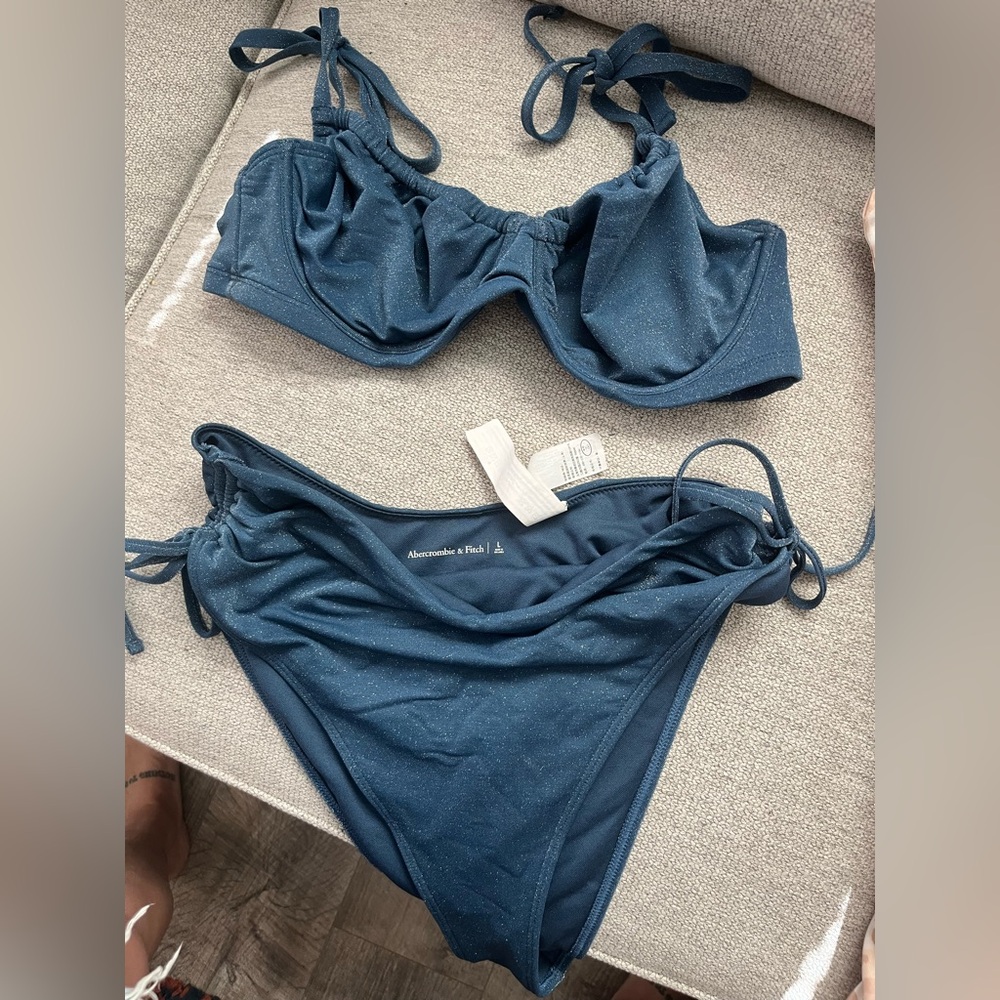 Abercrombie & Fitch Dark Blue Bikini Set